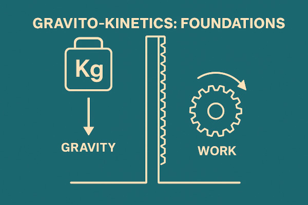 Gravito-kinetic concept illustration
